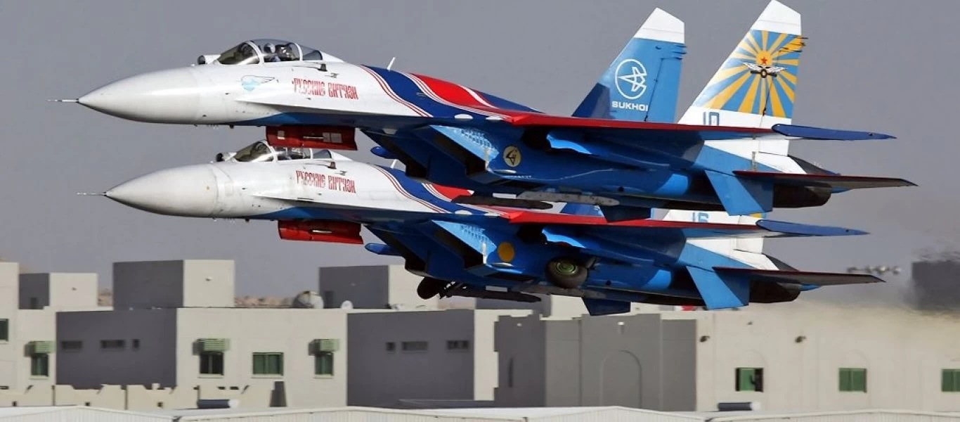 “Russian Knights”: Αλλαγή αεροσκαφών για το ρωσικό ακροβατικό Σμήνος - Παίρνουν Su-35S